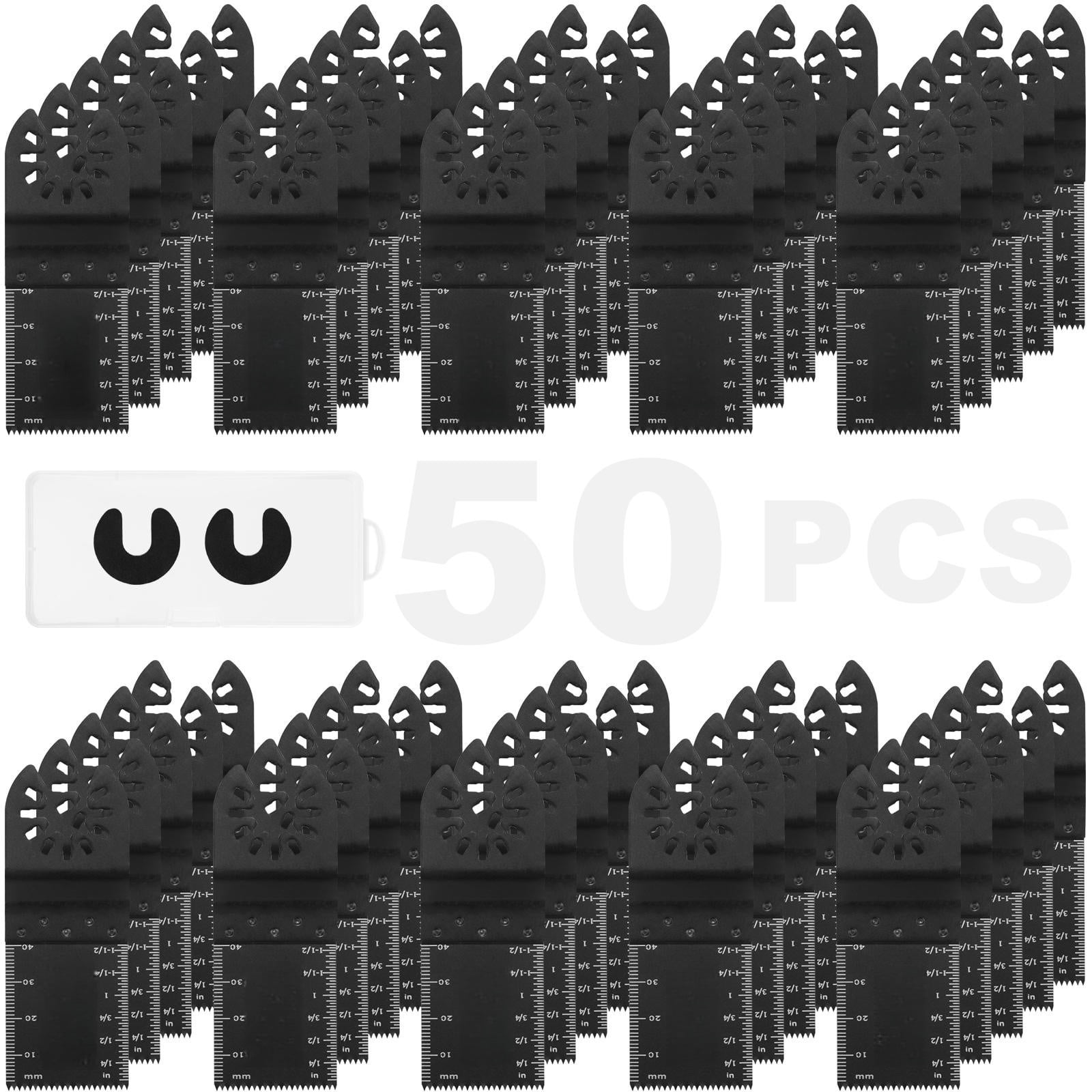 BENTISM 50PCS Oscillating Saw Blades, Universal Quick Release