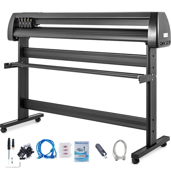 BENTISM 53" Vinyl Cutter/Plotter Sign Cutting Machine Software 3 Blades LCD Screen