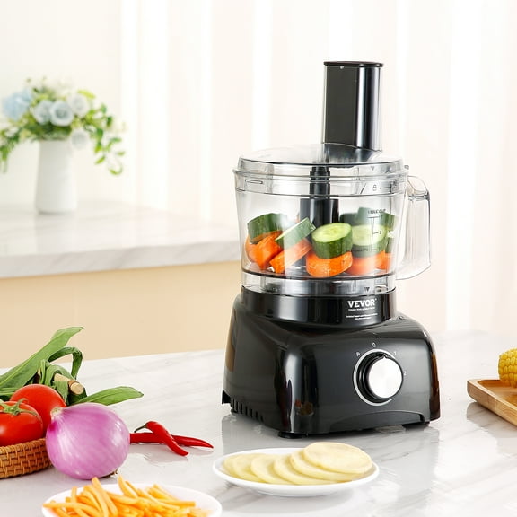 BENTISM 7 Cup 2-Speed Food Processor, Black
