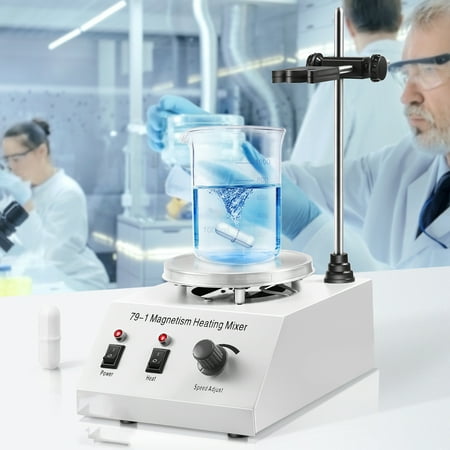 VEVOR 79-1 Magnetic Heating Stirrer Hot Plate Mixer Machine 1L Speed Control