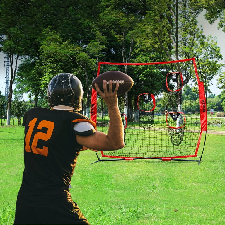 BENTISM 7x7 ft Football Trainer Throwing Net Target Training Net