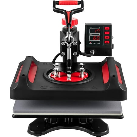 BENTISM Heat Press Machine Sublimation Machine 12 x 15 Inch 8 In 1 Red Heat Press