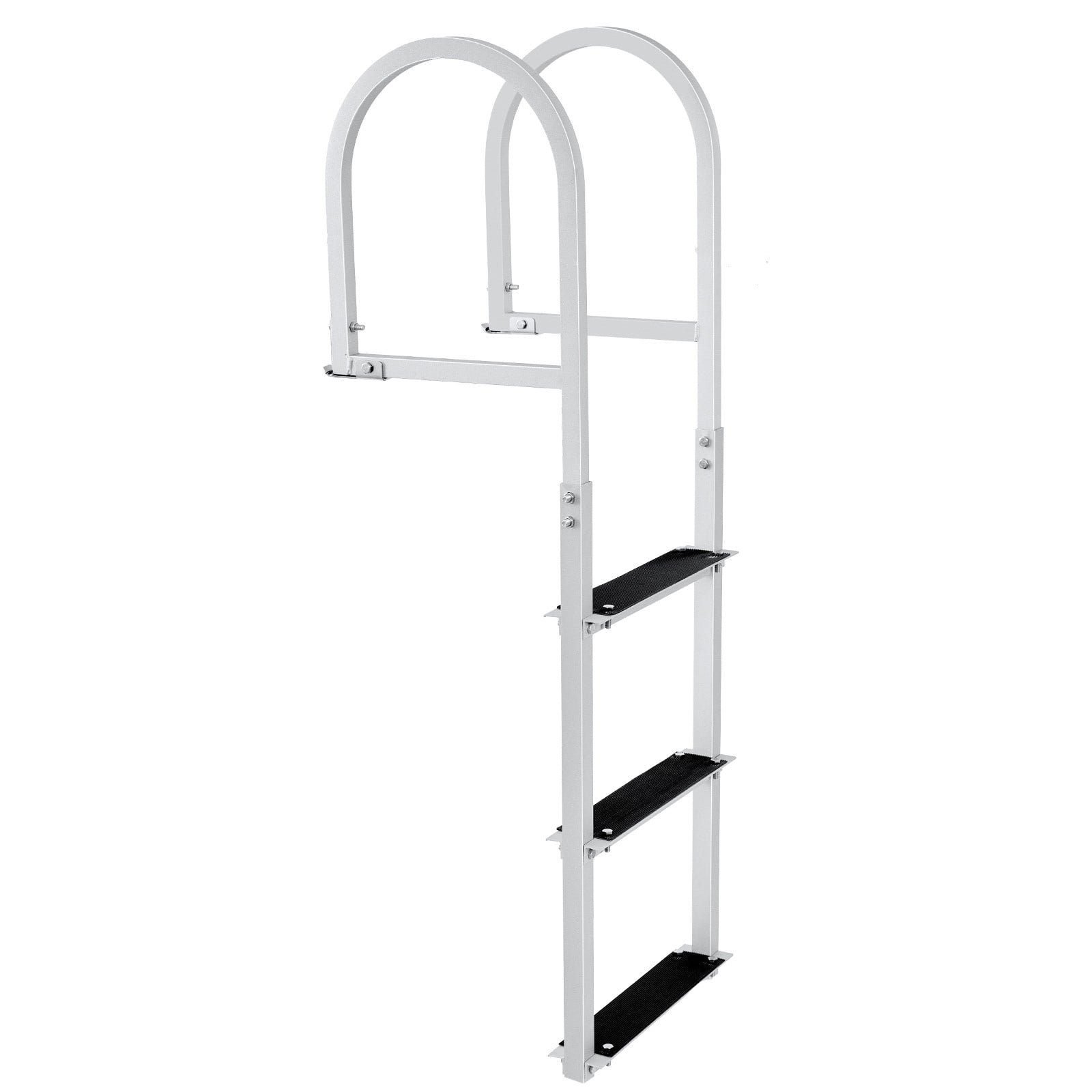 VEVOR Aluminum Dock Ladder Boat Dock Ladder Removable 3 Steps with 500lbs Load