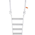 thumbnail image 1 of VEVOR Aluminum Dock Ladder Flip-Up Boat Dock Ladder 4 Steps with 350lbs Load, 1 of 9