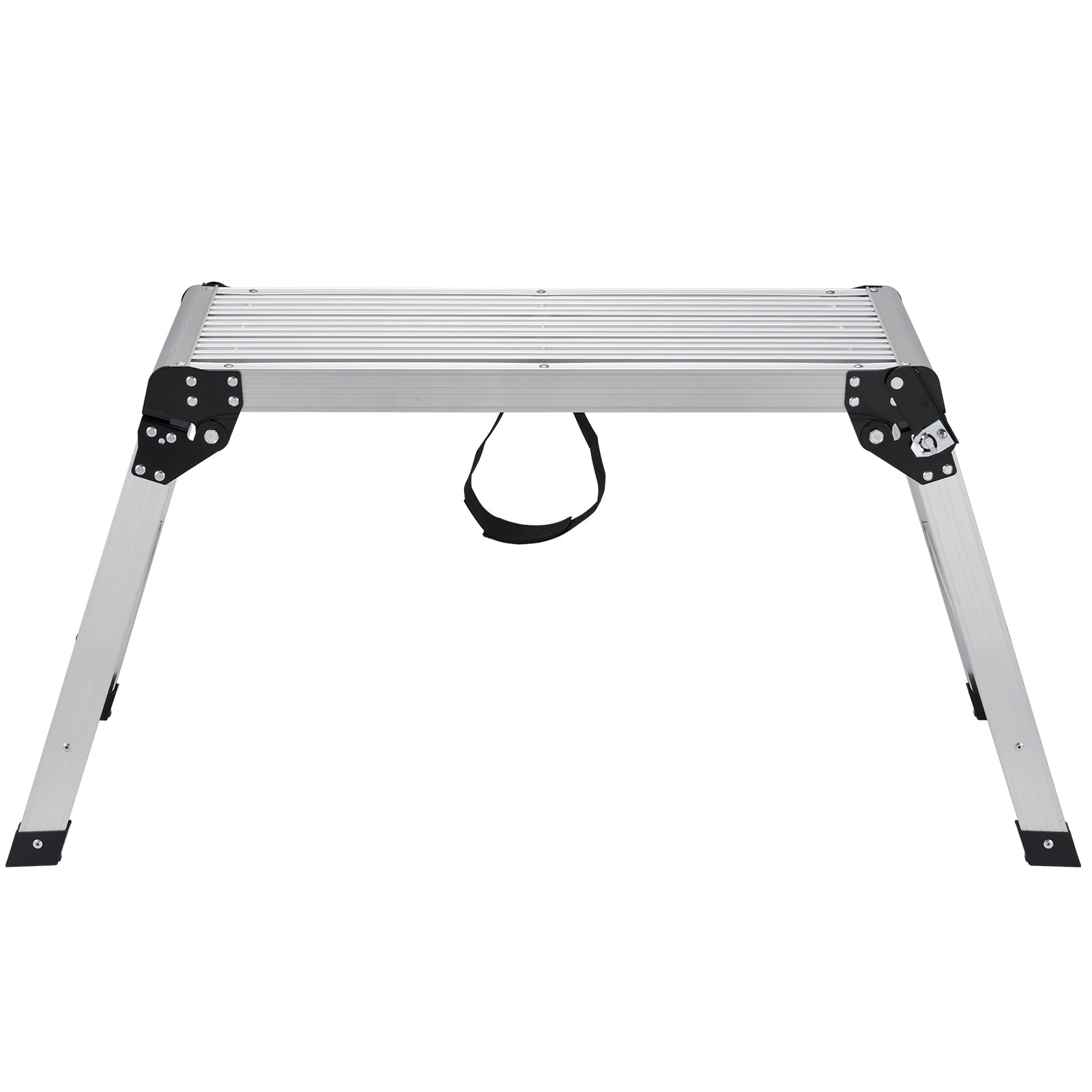 VEVOR Aluminum Folding Work Platform Drywall Ladder 330lbs Non-slip Bench