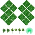 thumbnail image 1 of BENTISM Artificial Boxwood Panel Boxwood Hedge Wall Panel 14PC 20x20" Garden Decor, 1 of 10