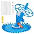 BENTISM Automatic Pool Cleaner, Low Noise Vacuum with 12 Hoses & Extra
