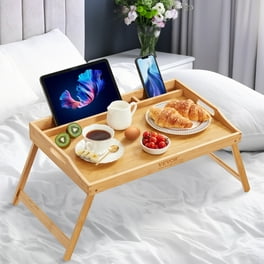 SAIJI Folding Bed Desk for Laptop, Eating Breakfast, Writing, Gaming, Extra  Large 25.6 x 19.3 Portable Floor Stand Laptop Desk Table for Adult,Kids