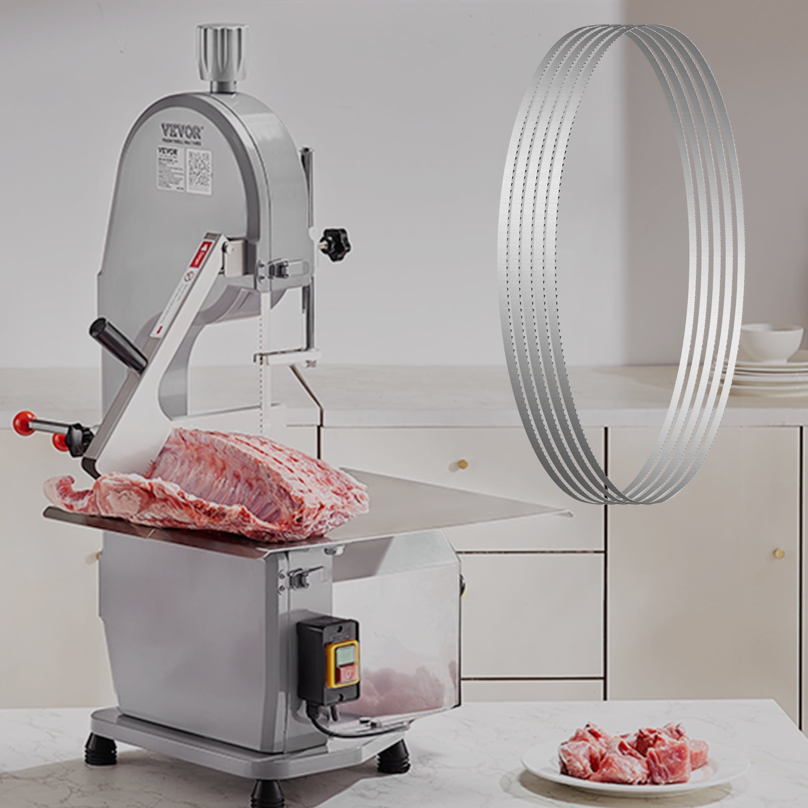 Commercial Meat Cutting Machine, 551 Lbs/H 850W Meat Shredding