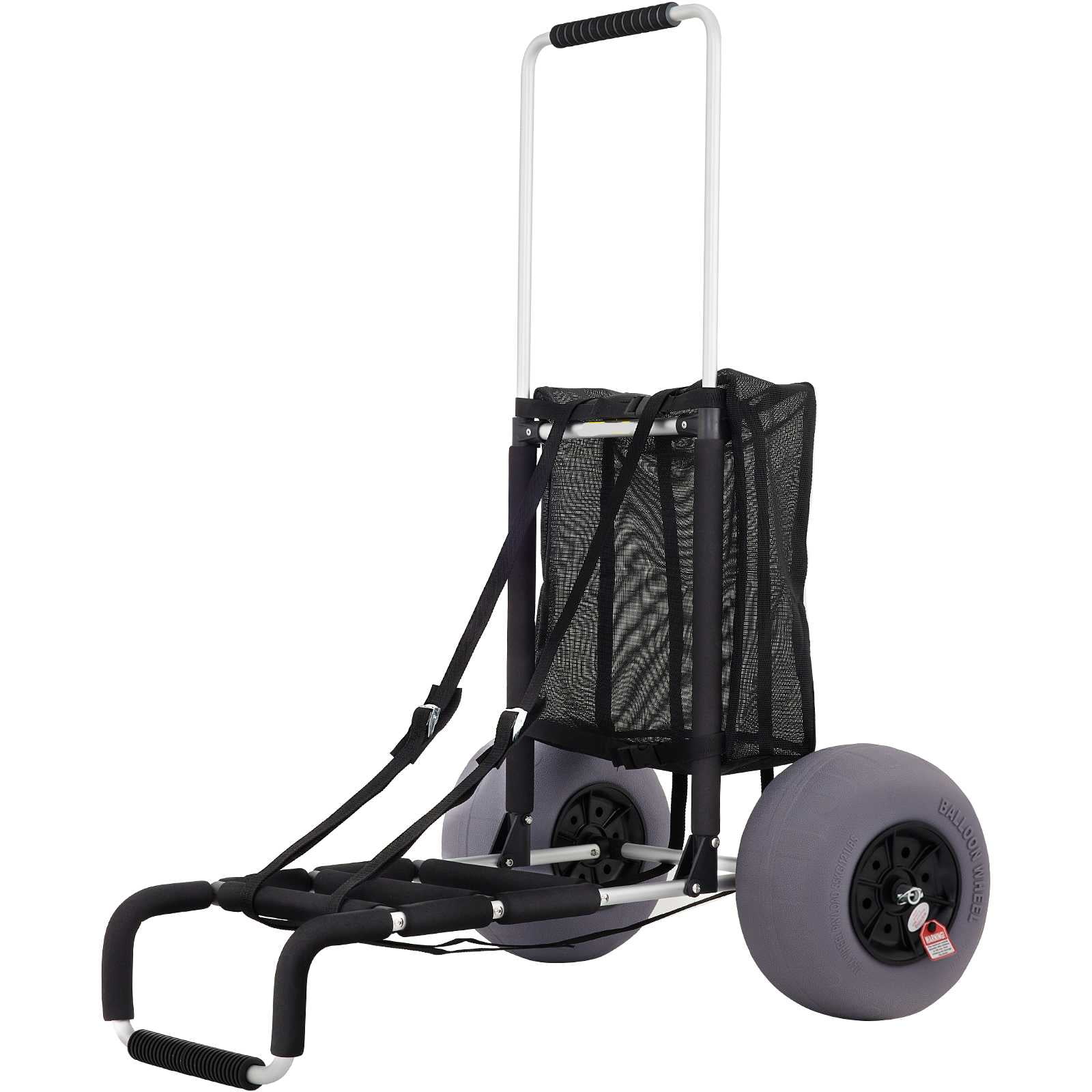 BENTISM Beach Carts for The Sand 165LBS Capacity Adjustable Handle