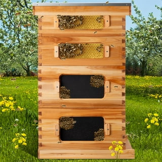 Honey Keeper Medium Wood Langstroth Beehive BEE-HIVE-310 - The Home Depot