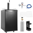 thumbnail image 1 of BENTISM Beer Kegerator Commercial Refrigerator, Stainless Steel, 1 of 10