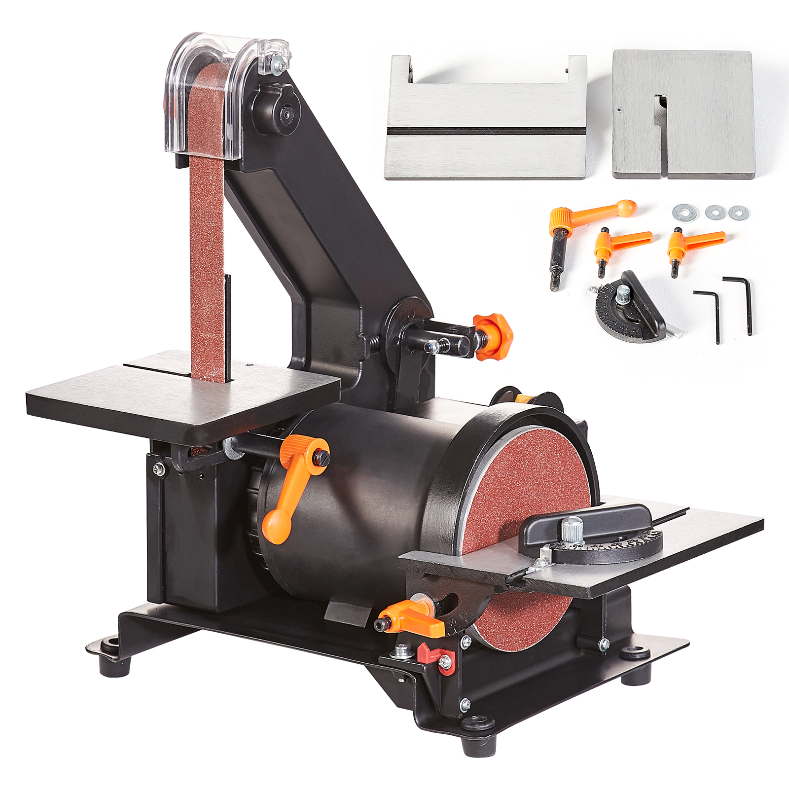 WEN 4.3Amp 4 x 36 in. Belt and 6 in. Disc Sander with Cast Iron Base