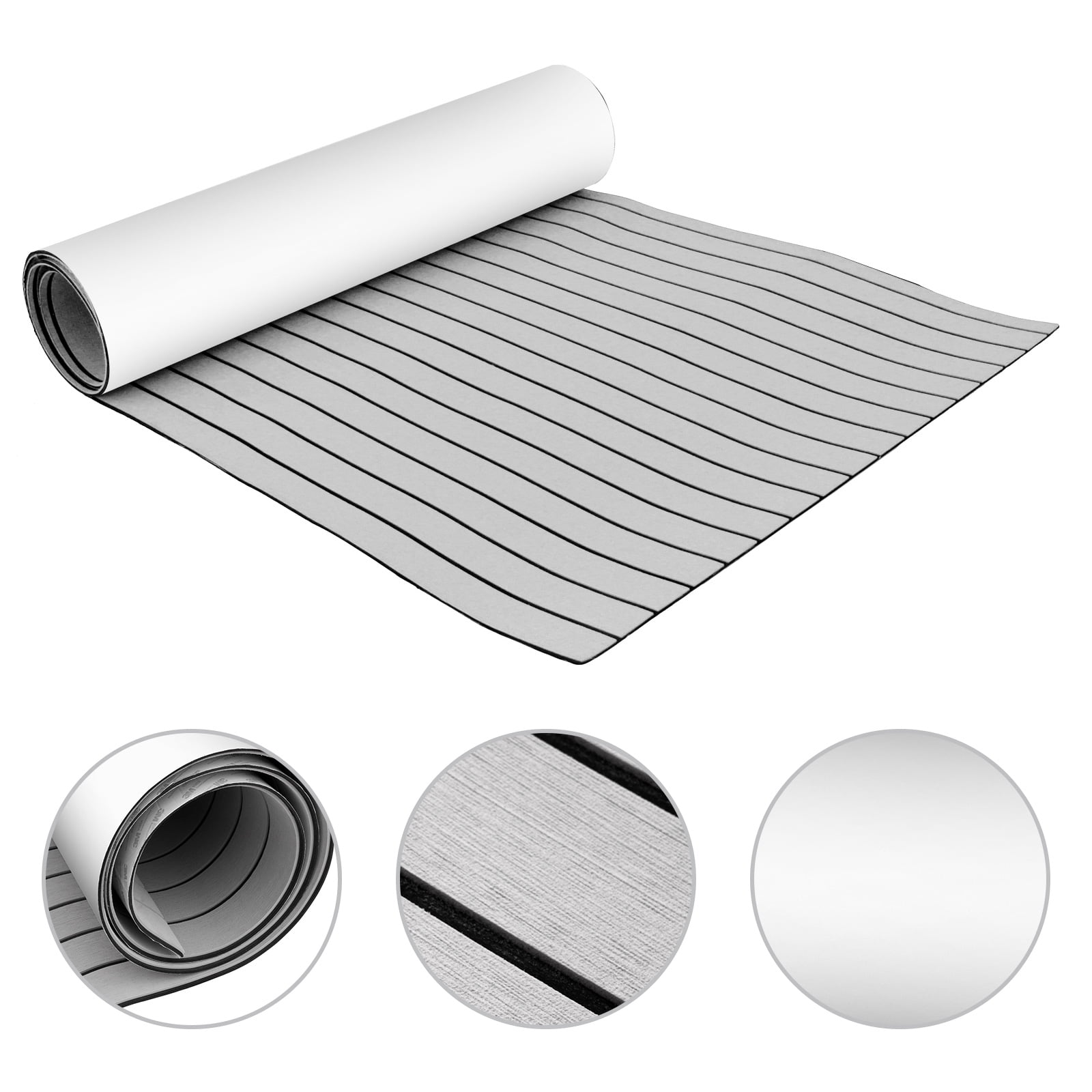BuyPlastic Black HDPE Boat Board, Marine Grade Plastic Sheet 1/2 x 24 x 54, High Density Polyethylene Panel