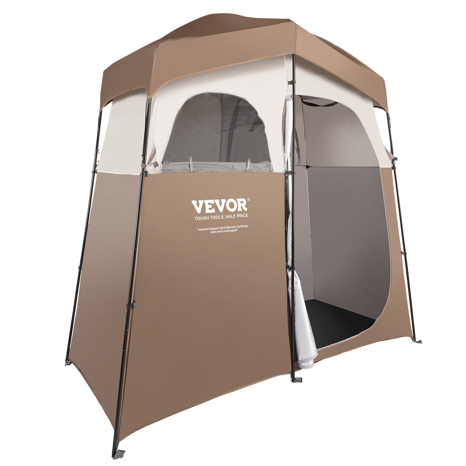 BENTISM Portable Camping Shower Tent, 2Room Privacy Shelter w