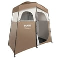 BENTISM Camping Shower Tent, Outdoor Portable Shelter,2 Rooms Oversize
