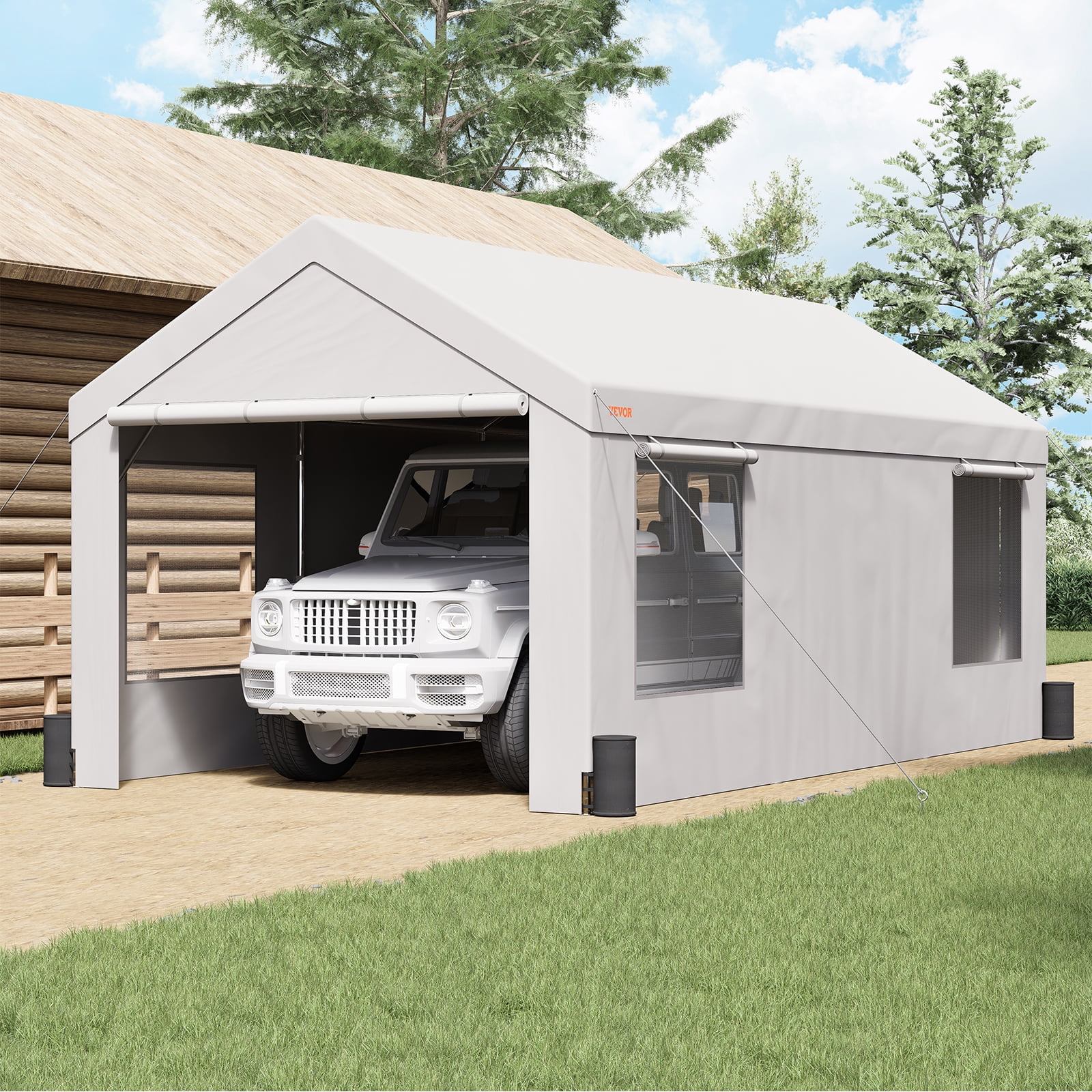 Joplin tente-garage 370x490x260 cm