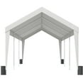 thumbnail image 1 of VEVOR Carport Car Canopy Garage Shelter Tent 10x20ft with 8 Poles for Auto Boats, 1 of 9