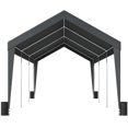 thumbnail image 1 of VEVOR Carport Car Canopy Garage Shelter Tent 10x20ft with 8 Poles for Auto Boats, 1 of 9