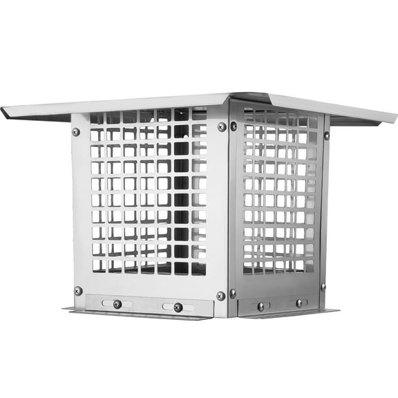 VEVOR Chimney Cap 9 x 9 304Stainless Steel Fireplace Flue Caps Cover Mesh