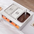 thumbnail image 1 of VEVOR Chocolate Tempering Machine Chocolate Melting Pot 26.5 Lbs 3 Tanks, 1 of 9