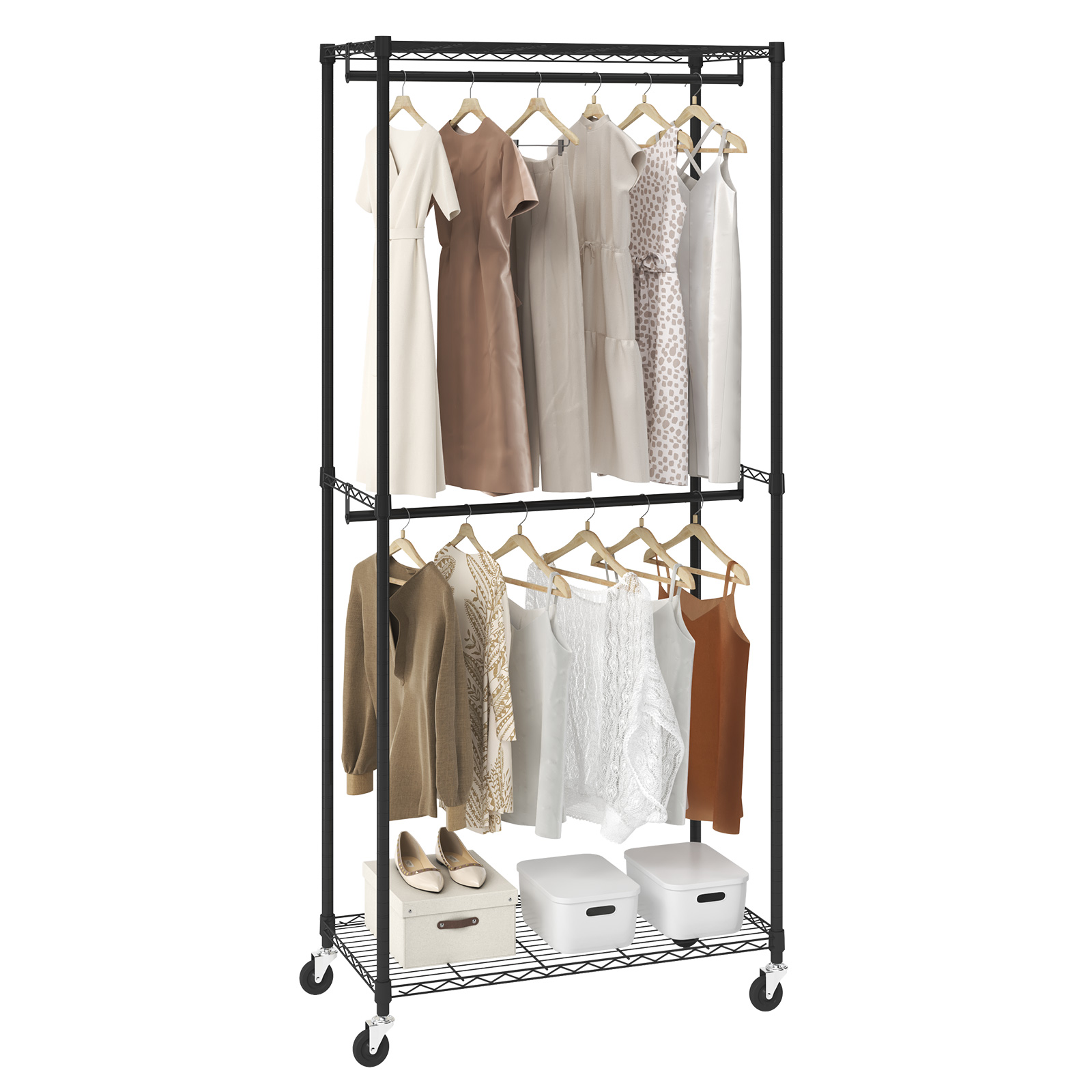 Half Round Rack Rose Gold Clothing Rack (37 1/2"W x 55"H )