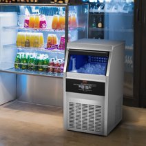 VEVORbrand 110V Commercial Ice Maker 80-90lbs/24H with 33lbs Bin, Full ...