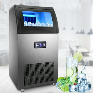 VEVOR Commercial Ice Maker, 550LBS/24H Ice Making Machine with 330.7LBS  Large Storage Bin, 1000W Auto Self-Cleaning Ice Maker Machine with 3.5-inch  LED Panel for Bar Cafe Restaurant Business