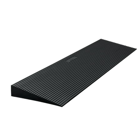 VEVOR Cuttable Threshold Ramp Rubber Wheelchair Ramp Solid 1.6" Rise 35.4" Wide