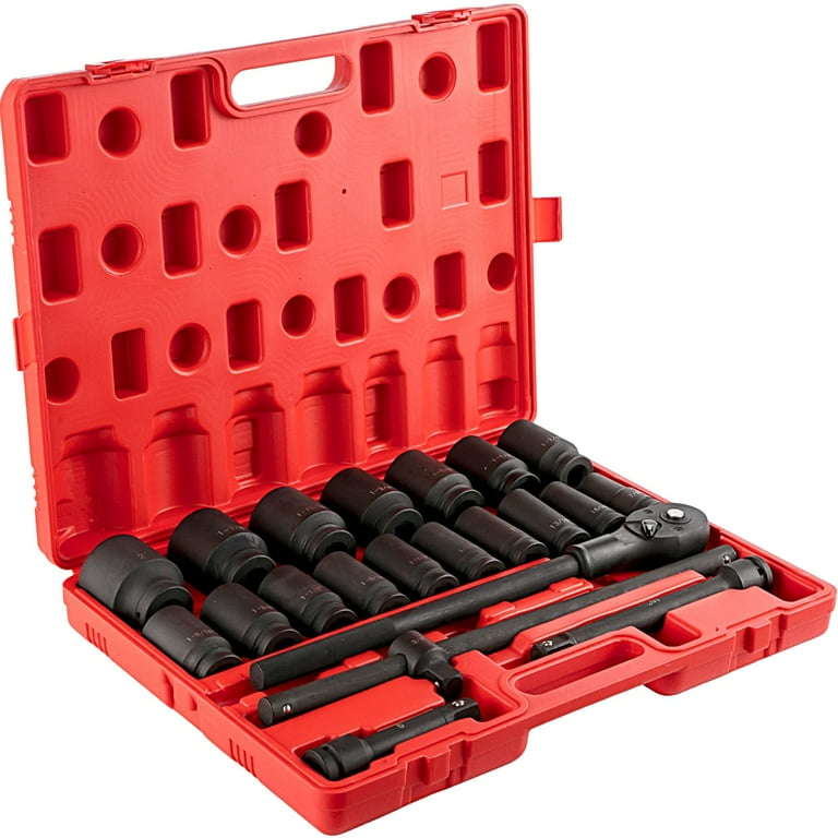 3/4 in. Drive 7/8-2 in. 6-Point Deep Impact Socket Set (22-Piece) 3/4 in. Drive 7/8-2 in. 6-Point Deep Impact Socket Set (22-Piece)