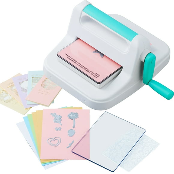 BENTISM Die Cutting & Embossing Machine for Arts & Crafts, 6 Inch Portable Manual Cut Machine, Scrapbooking & Cardmaking Tools, Perfect for Invitations, Birthday Cards, Greeting Cards