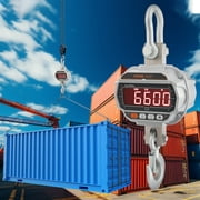 BENTISM Digital Crane Scale Industrial Hanging Scale 6600 lbs/3000 kg Heavy Duty