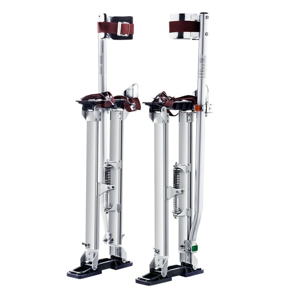 VEVOR Drywall Stilts Aluminum Tool Stilts 24''-40'' Adjustable Painting Silver