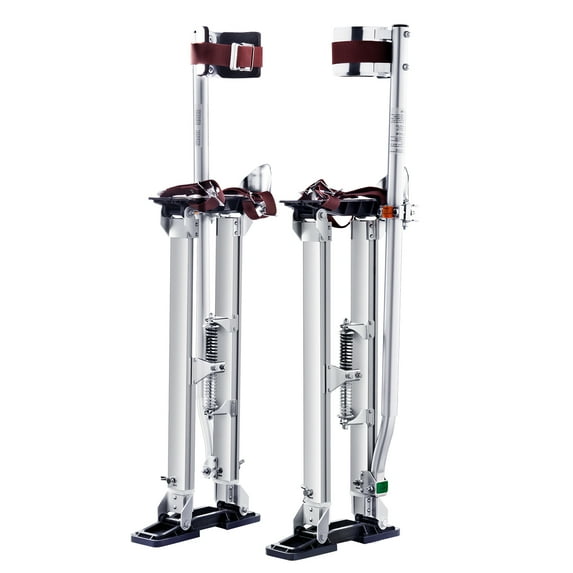 VEVOR Drywall Stilts Aluminum Tool Stilts 24''-40'' Adjustable Painting Silver