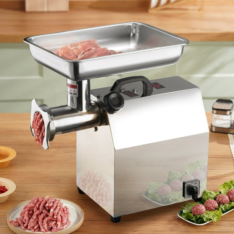 BENTISM Electric Meat Grinder 8.3 lbs Min Capacity 650W Sausage Stuffer with 2 Blade 3 Grinding Plates ETL Listed