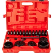 BENTISM FWD Front Wheel Drive Bearing Adapters Puller, 25 PCS, 45# Steel Press Replacement Installer Removal Tools Kit, Wheel Bearing Puller Tool Works on Most FWD Cars & Light Trucks