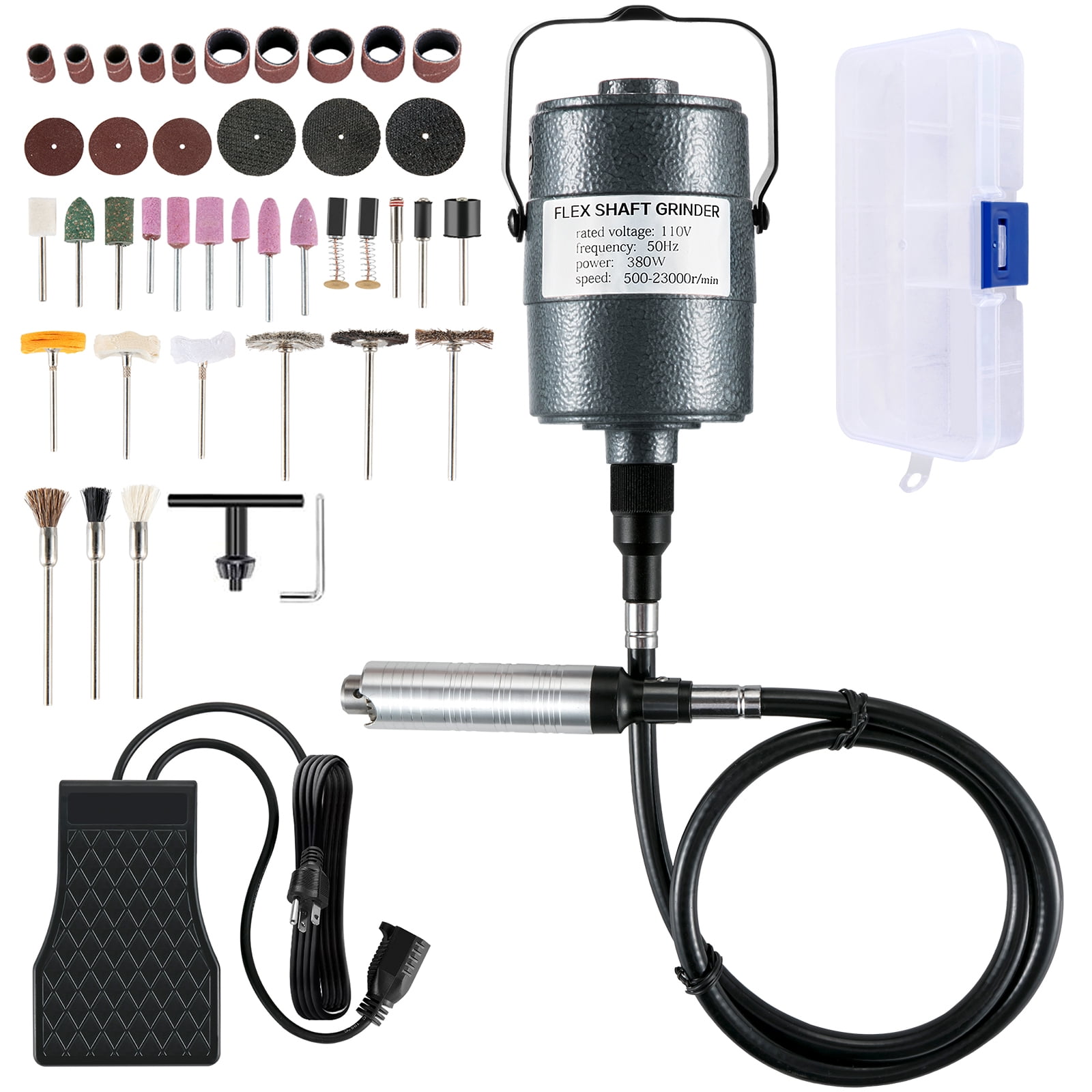 Free Shipping! BENTISM Flex Shaft Grinder 380W Rotary Tool 500-23000RPM ...