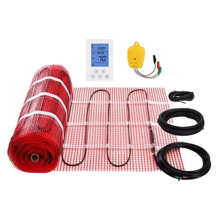 VEVOR Floor Heating Mat 100 sq.ft Copper Core Electric Warm Tile Heated 1200 W