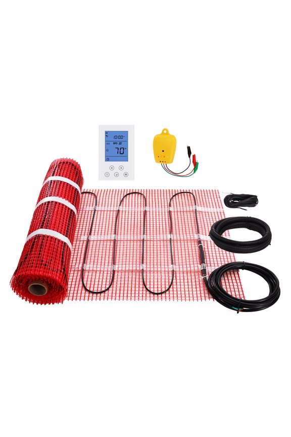 Floor Heating Mat 30 sq.ft Copper Core Electric Warm Tile Heated 360 W