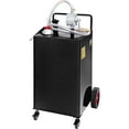 thumbnail image 1 of VEVOR Fuel Caddy Fuel Storage Tank 35 Gallon 4 Wheels with Manuel Pump, Black, 1 of 9
