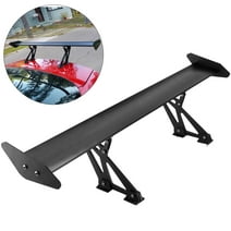 BENTISM GT Wing 43.3Inch Universal Aliminum GT Wing Spoiler Single Deck Spoiler Wing Universal Wing for Car, Vehicle, Black