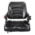 thumbnail image 1 of VEVOR General Compact Tractor Seat Adjustable Suspension Seat with Brackets for Tractor Digger and Forklifts (BLACK PVC), 1 of 8