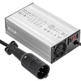 thumbnail image 1 of VEVOR Golf Cart Battery Charger48V Club Car Charger 15A Golf Cart Electric Charger 3 Pin Plug Round / LED Club Car Battery Charger Aluminum Shell Power Wise Golf Cart Battery Charger, 1 of 9