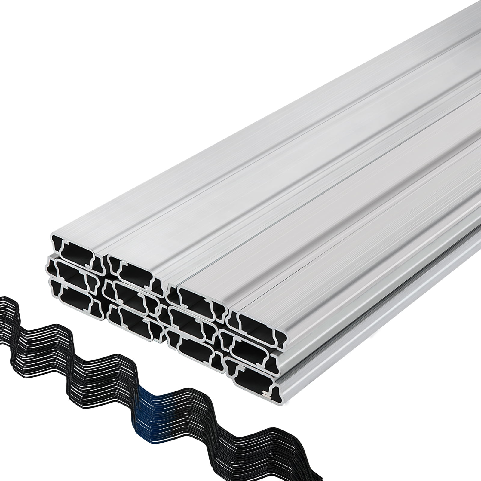 Wiggle Wire Rectangular Frame BENTISM Heavy Duty Greenhouse Wiggle Wire & U-Channel, Aluminum Alloy ...