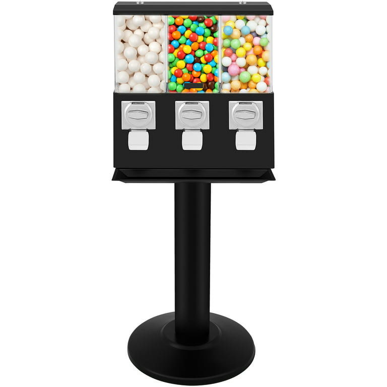 Blue Gumball Candy Nut Bulk Vending Machine Candy Dispenser W/Keys
