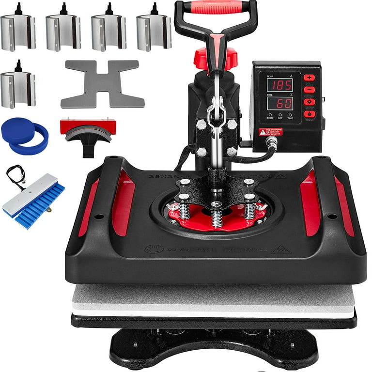 BENTISM Heat Press 11 in 1, 12x 15 Dual-Tube Digital Heat Press