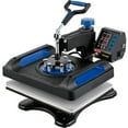 thumbnail image 1 of BENTISM Heat Press Machine, 12 x 15 inches, Fast Heating, 360 Swing Away Digital Sublimation T-Shirt Vinyl Transfer Printer with Anti-Scald Surface, for Canvas Bags, Pillows, ETL Listed, Blue, 1 of 9