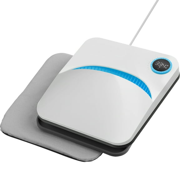 BENTISM Heat Press Machine 9" X 9", Portable Fast Heat-up Mini Easy Press with Timing Function & Insulated Base for Hat, Bags, Heating Transfer Projects