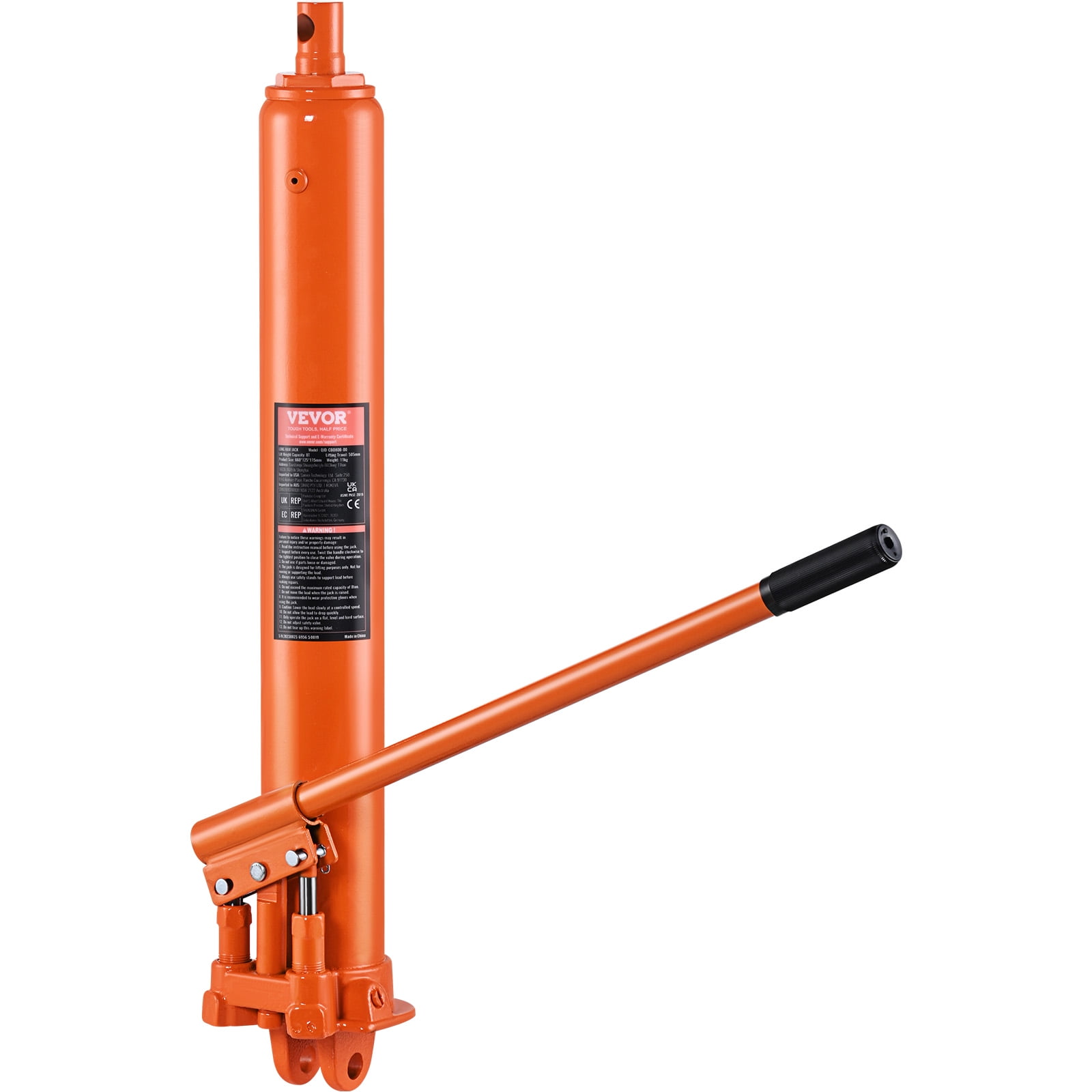 BENTISM Hydraulic Long Ram Jack, 8 Ton Engine Hoist Cylinder with