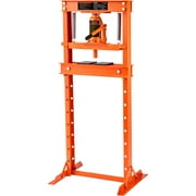 VEVOR Hydraulic Shop Press 12 Ton H-Frame Benchtop Garage Floor Press with Heavy Steel Plates Adjustable Workbench